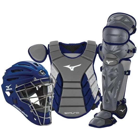 Catcher's Gear Mizuno Samurai Catcher's Complete Set - NOCSAE Certified - Youth 14" (Ages 9-12) 10 Catcher's Gear Mizuno Samurai Catcher's Complete Set - NOCSAE Certified - Youth 14" (Ages 9-12)