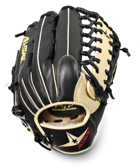 All Gloves All-Star System 7 12.50" Outfielders Glove W/ Modified Trap Web - FGS7-OF 1 All Gloves All-Star System 7 12.50" Outfielders Glove W/ Modified Trap Web - FGS7-OF