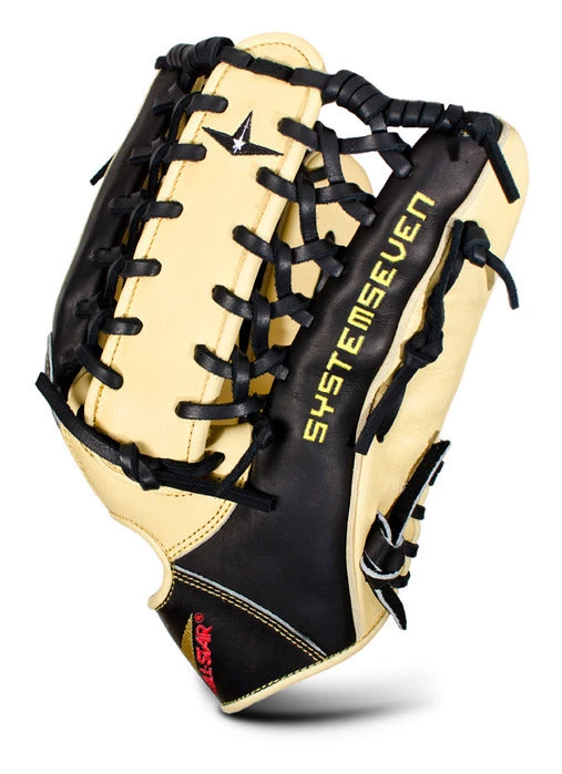 All Gloves All-Star System 7 12.50" Outfielders Glove W/ Modified Trap Web - FGS7-OF 3 All Gloves All-Star System 7 12.50" Outfielders Glove W/ Modified Trap Web - FGS7-OF