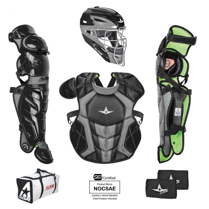 All-Star S7 AXIS Pro Catcher's Complete Set - NOCSAE Certified - Intermediate (Ages 12-16) Catcher's Gear 4 All-Star S7 AXIS Pro Catcher's Complete Set - NOCSAE Certified - Intermediate (Ages 12-16) Catcher's Gear