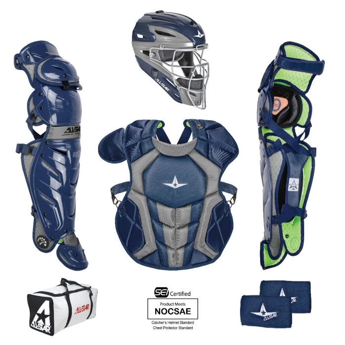 All-Star S7 AXIS Pro Catcher's Complete Set - NOCSAE Certified - Intermediate (Ages 12-16) Catcher's Gear 3 All-Star S7 AXIS Pro Catcher's Complete Set - NOCSAE Certified - Intermediate (Ages 12-16) Catcher's Gear