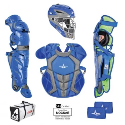 All-Star S7 AXIS Pro Catcher's Complete Set - NOCSAE Certified - Intermediate (Ages 12-16) Catcher's Gear
