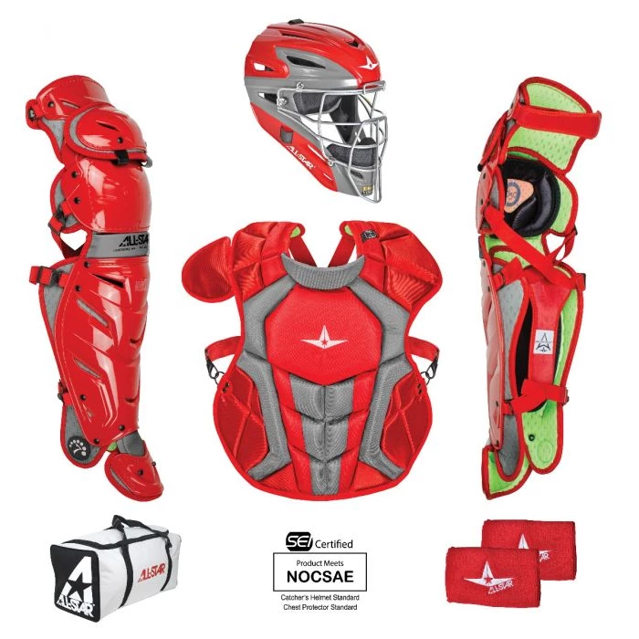 All-Star S7 AXIS Pro Catcher's Complete Set - NOCSAE Certified - Intermediate (Ages 12-16) Catcher's Gear 1 All-Star S7 AXIS Pro Catcher's Complete Set - NOCSAE Certified - Intermediate (Ages 12-16) Catcher's Gear