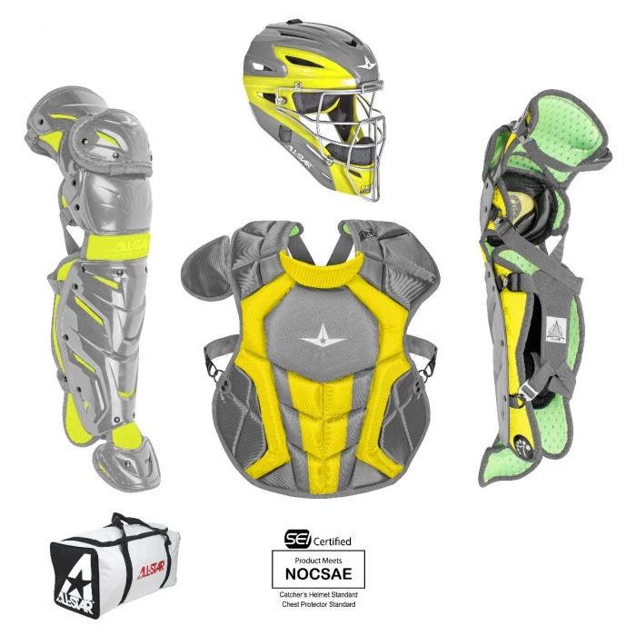 Catcher's Gear All-Star S7 AXIS Pro Catcher's Complete Set - Two-Tone - NOCSAE Certified - Youth (Ages 9-12) 6 Catcher's Gear All-Star S7 AXIS Pro Catcher's Complete Set - Two-Tone - NOCSAE Certified - Youth (Ages 9-12)