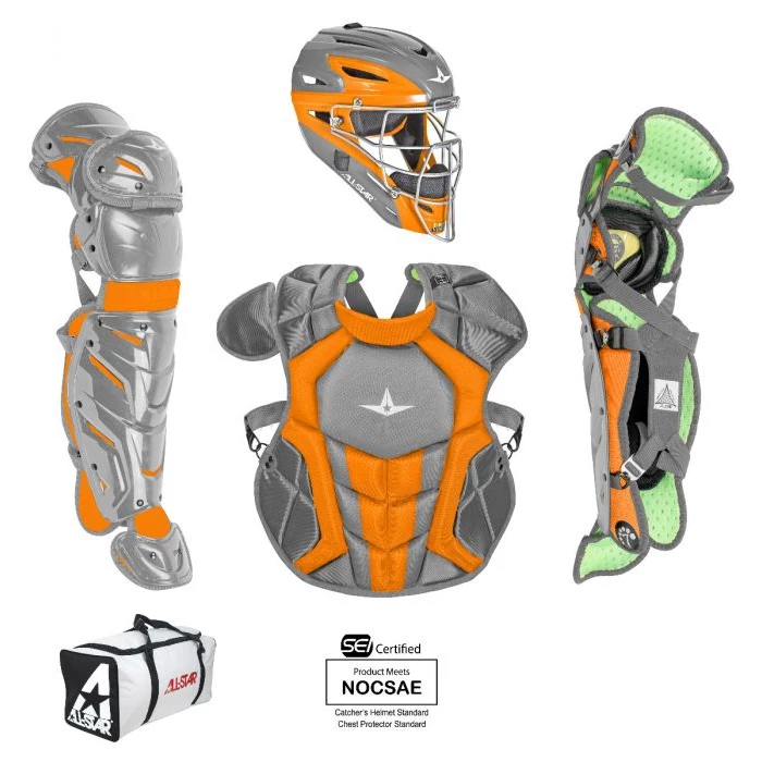 Catcher's Gear All-Star S7 AXIS Pro Catcher's Complete Set - Two-Tone - NOCSAE Certified - Youth (Ages 9-12) 9 Catcher's Gear All-Star S7 AXIS Pro Catcher's Complete Set - Two-Tone - NOCSAE Certified - Youth (Ages 9-12)