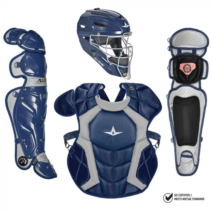 Catcher's Gear All-Star S7 Pro Catcher's Complete Set - NOCSAE Certified - Adult (Ages 16+) 5 Catcher's Gear All-Star S7 Pro Catcher's Complete Set - NOCSAE Certified - Adult (Ages 16+)