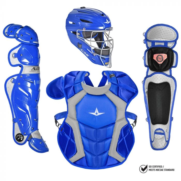 Catcher's Gear All-Star S7 Pro Catcher's Complete Set - NOCSAE Certified - Adult (Ages 16+) 4 Catcher's Gear All-Star S7 Pro Catcher's Complete Set - NOCSAE Certified - Adult (Ages 16+)