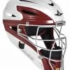 All-Star MVP2510 White Two Tone Catcher's Helmet - Youth