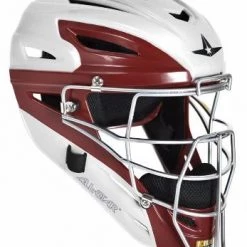 All-Star MVP2510 White Two Tone Catcher's Helmet - Youth