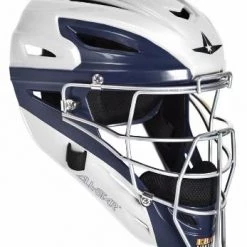 All-Star MVP2510 White Two Tone Catcher's Helmet - Youth 9 All-Star MVP2510 White Two Tone Catcher's Helmet - Youth