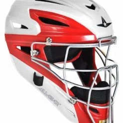 All-Star MVP2510 White Two Tone Catcher's Helmet - Youth 11 All-Star MVP2510 White Two Tone Catcher's Helmet - Youth
