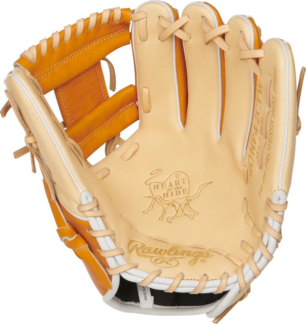All Gloves Rawlings Heart Of The Hide PRONP4-2CTW 11.50" Infield Glove 2 All Gloves Rawlings Heart Of The Hide PRONP4-2CTW 11.50" Infield Glove