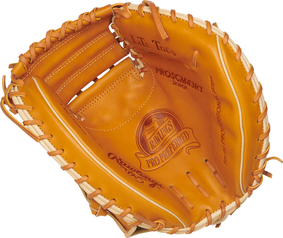 Rawlings Pro Preferred PROSCM43RT 34" Catcher's Mitt All Gloves 2 Rawlings Pro Preferred PROSCM43RT 34" Catcher's Mitt All Gloves