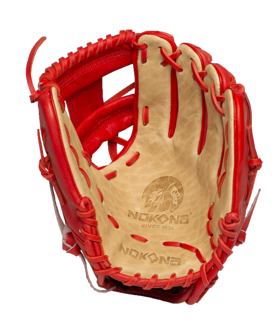 All Gloves Nokona SKN Series SKN-6-RD 11.50" 2 All Gloves Nokona SKN Series SKN-6-RD 11.50"