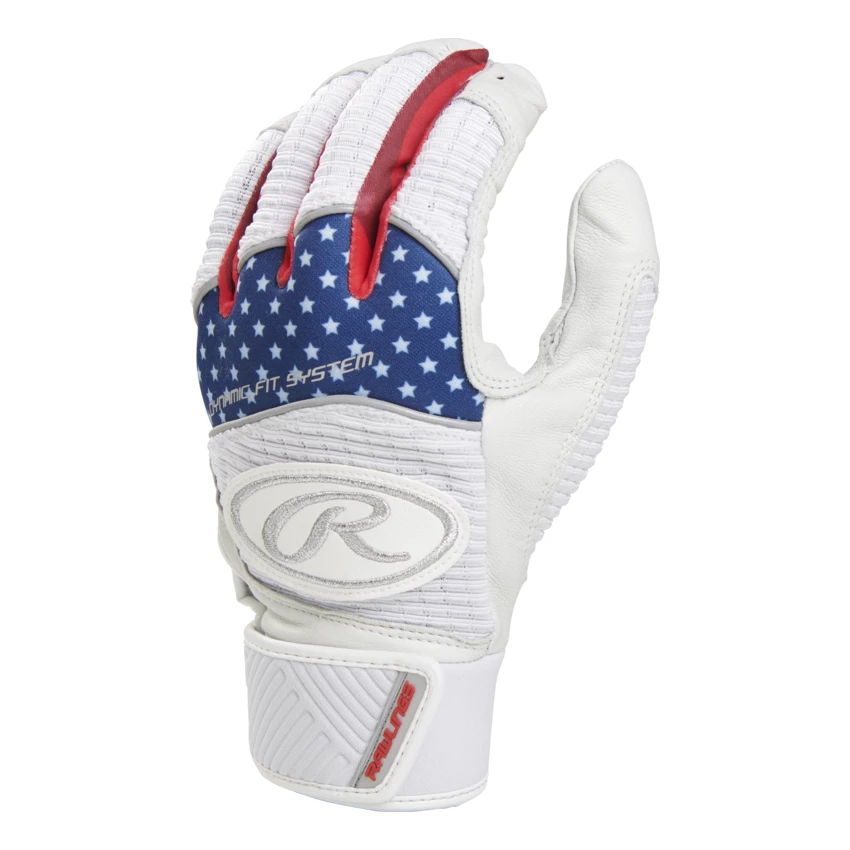 Rawlings USA Workhorse Batting Gloves - Youth Baseball Bats 1 Rawlings USA Workhorse Batting Gloves - Youth Baseball Bats