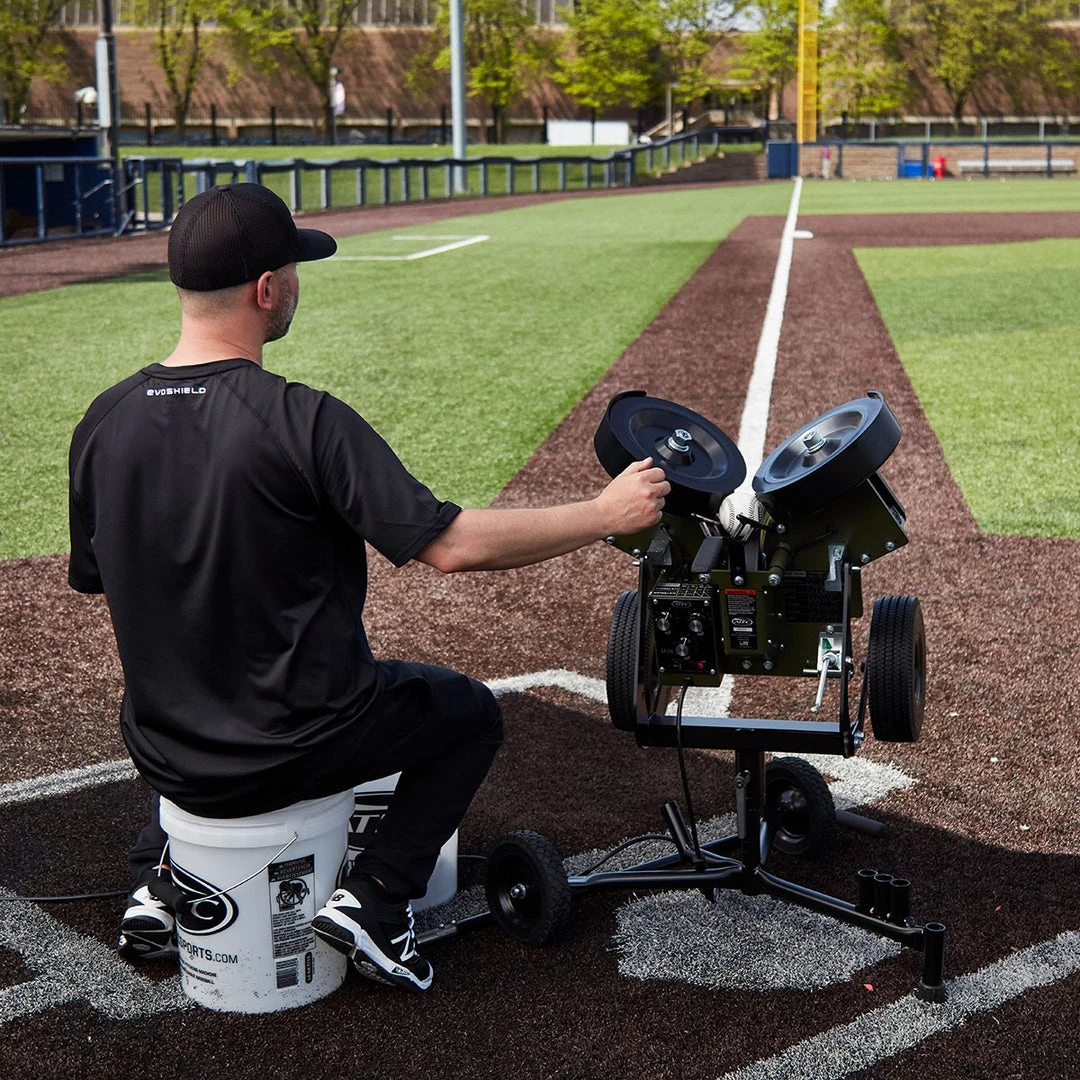 ATEC M3X Softball Pitching Machine - On Lowpod Pitching Machines